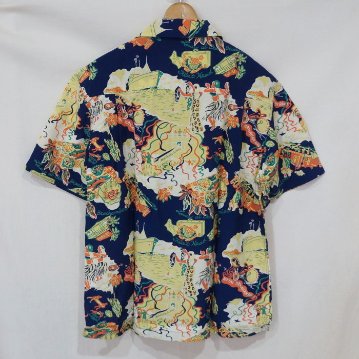 FN-SHO-010S HAWAIIAN SHIRT FNSHO010S FLATHEAD フラットヘッドアロハシャツ ハワイアンシャツ フラットヘッドシャツ シャツ半袖の画像