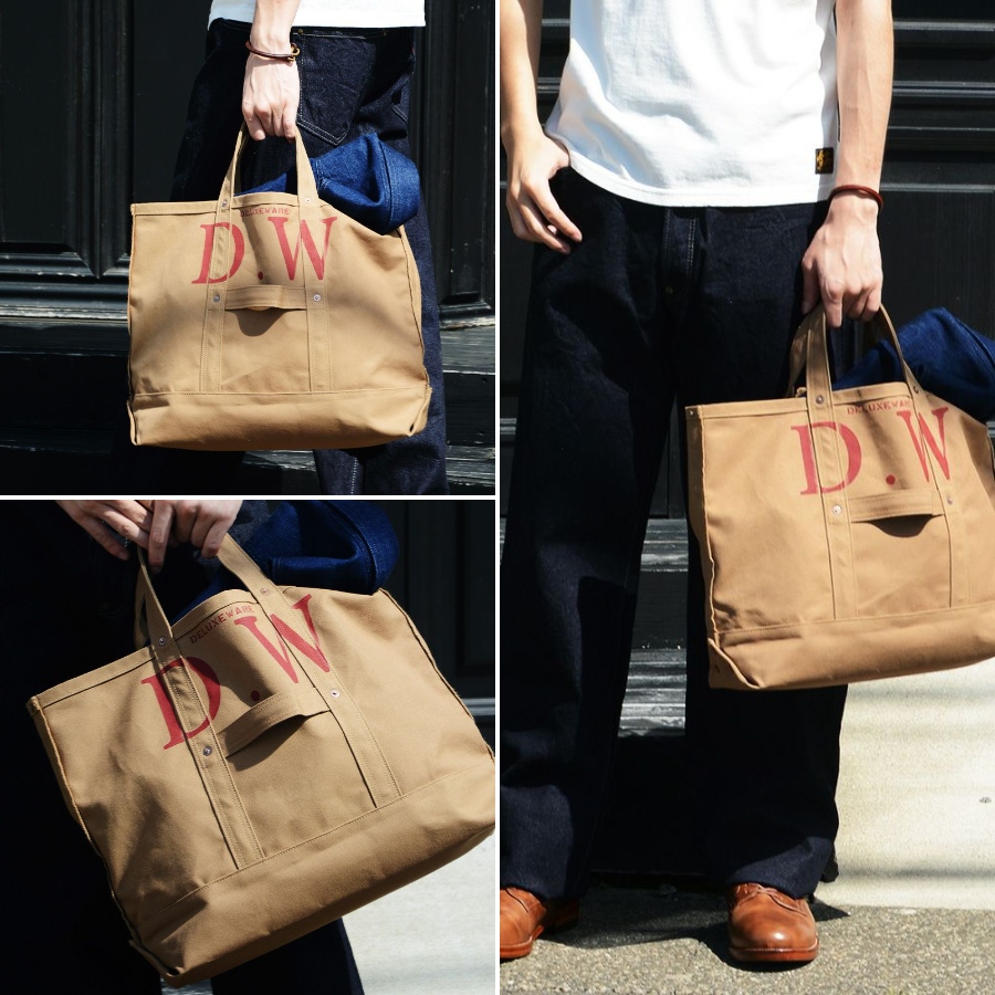 DLB-016 1910sTOOLBAG DLB016 DELUXEWARE デラックスウエアバッグ トートバッグ 手提げ鞄の画像