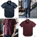 WWS-30S WESTERN S/S SHIRT WWS30S DELUXEWARE デラックスウエアシャツ半袖 デラックスウエアシャツの画像