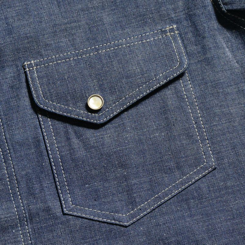 WWS-30S WESTERN S/S SHIRT WWS30S DELUXEWARE デラックスウエアシャツ半袖 デラックスウエアシャツの画像