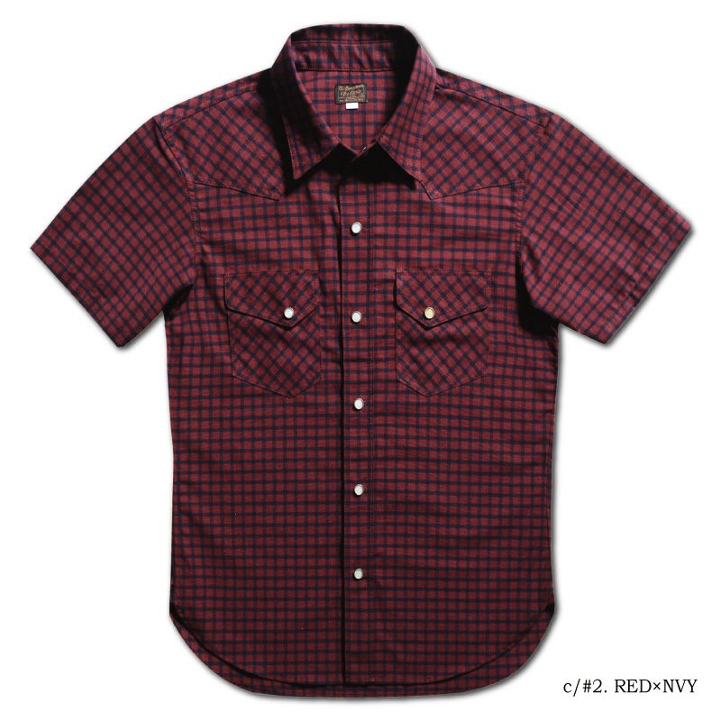 WWS-30S WESTERN S/S SHIRT WWS30S DELUXEWARE デラックスウエアシャツ半袖 デラックスウエアシャツの画像