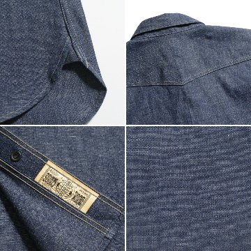WWS-30S WESTERN S/S SHIRT WWS30S DELUXEWARE デラックスウエアシャツ半袖 デラックスウエアシャツの画像