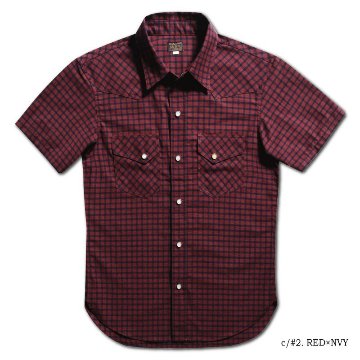 WWS-30S WESTERN S/S SHIRT WWS30S DELUXEWARE デラックスウエアシャツ半袖 デラックスウエアシャツの画像