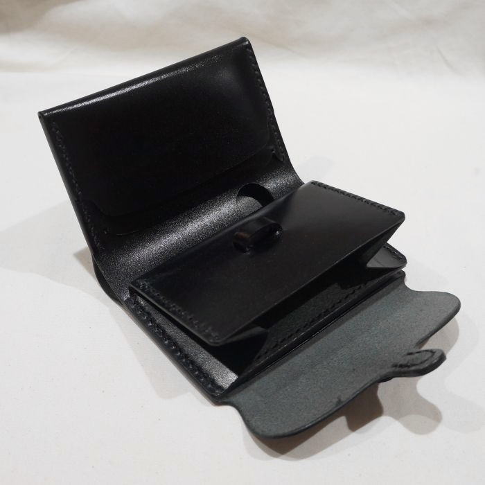 C20AN-BK-C20ANミディアムウォレット-黒羽-クロウ-CROW-財布-ハーフウォレットの画像