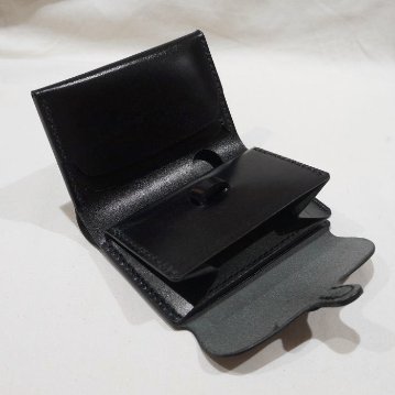 C20AN-BK-C20ANミディアムウォレット-黒羽-クロウ-CROW-財布-ハーフウォレットの画像