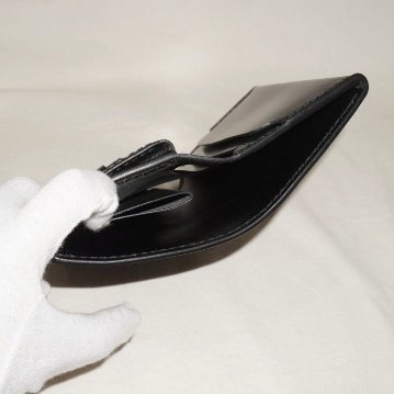 C20AN-BK-C20ANミディアムウォレット-黒羽-クロウ-CROW-財布-ハーフウォレットの画像