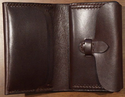 C20AN-DB-C20ANミディアムウォレット-黒羽-クロウ-CROW-財布-ハーフウォレットの画像