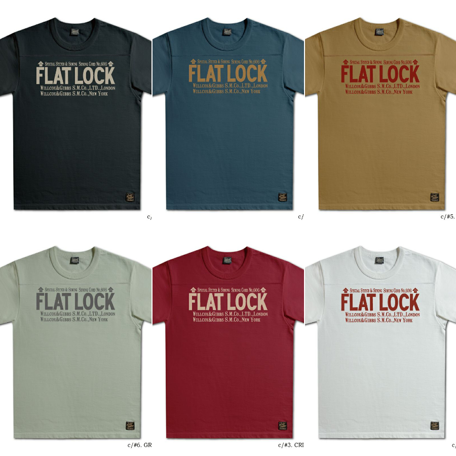 DXTS-FL1 FLAT LOCK DXTSFL1 DELUXEWARE デラックスウエアＴシャツの画像