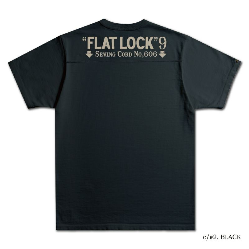 DXTS-FL1 FLAT LOCK DXTSFL1 DELUXEWARE デラックスウエアＴシャツの画像