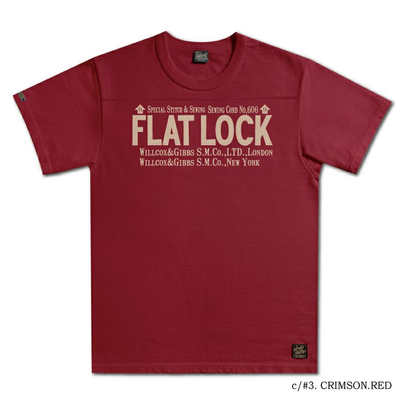 DXTS-FL1 FLAT LOCK DXTSFL1 DELUXEWARE デラックスウエアＴシャツの画像