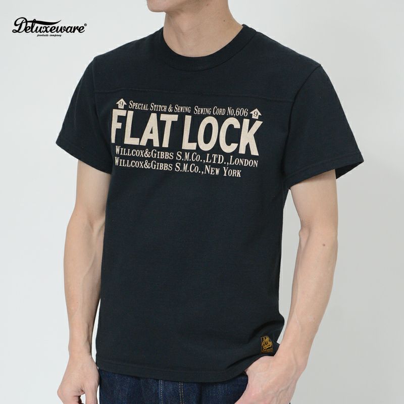 DXTS-FL1 FLAT LOCK DXTSFL1 DELUXEWARE デラックスウエアＴシャツの画像