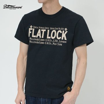 DXTS-FL1 FLAT LOCK DXTSFL1 DELUXEWARE デラックスウエアＴシャツの画像