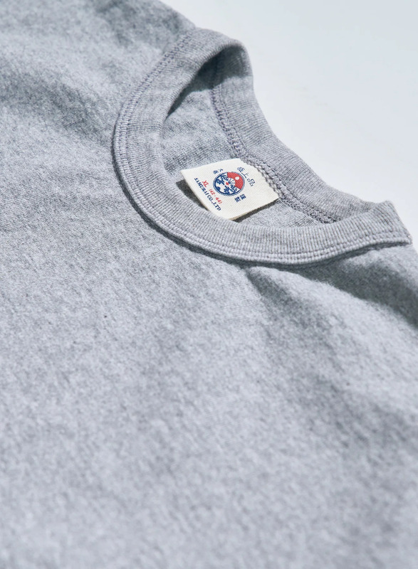 SJST-M-MGRY-サムライジーンズ半袖無地Tシャツ-SJSTM-SAMURAIJEANS-サムライジーンズTシャツの画像