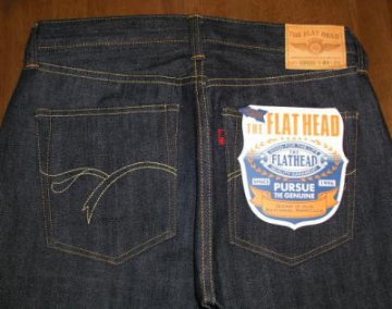 S5005-ストレートモデル-S5005-FLATHEAD-フラットヘッドジーンズの画像