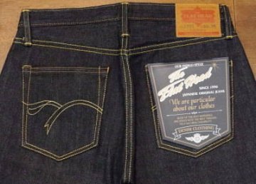 1001-16ozニーフィットストレート(２重ステッチ仕様)-FLATHEAD-フラットヘッドデニムジーンズ・フラットヘッドジーンズの画像