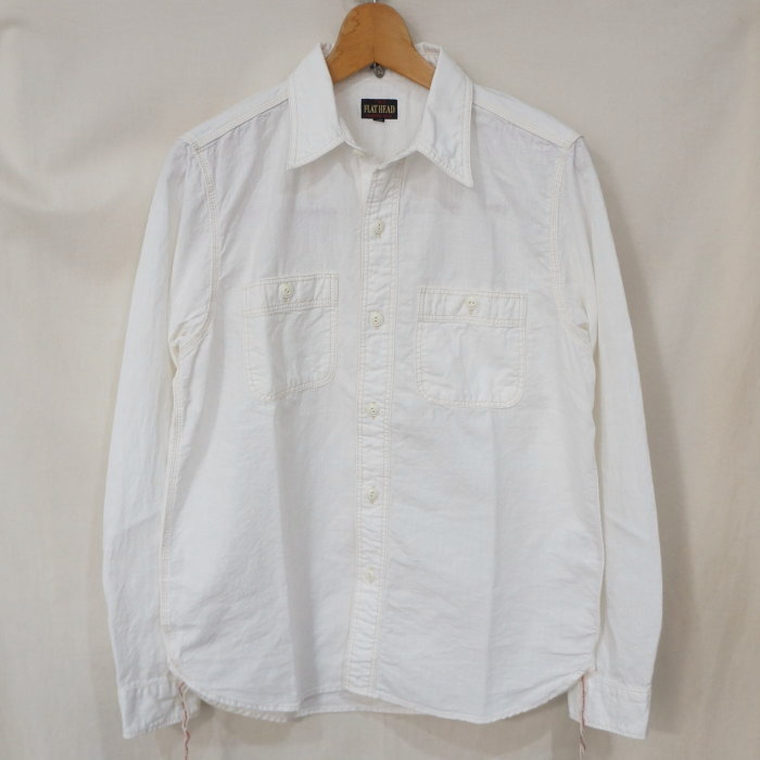 FN-SCK-010L CHAMBRAY WORK SHIRTS FNSCK010L FLATHEAD フラットヘッドワークシャツ フラットヘッドシャツの画像