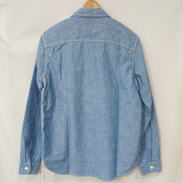 FN-SCK-010L CHAMBRAY WORK SHIRTS FNSCK010L FLATHEAD フラットヘッドワークシャツ フラットヘッドシャツの画像