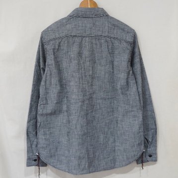 FN-SCK-010L CHAMBRAY WORK SHIRTS FNSCK010L FLATHEAD フラットヘッドワークシャツ フラットヘッドシャツの画像