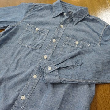 FN-SCK-010L CHAMBRAY WORK SHIRTS FNSCK010L FLATHEAD フラットヘッドワークシャツ フラットヘッドシャツの画像