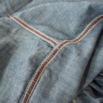 FN-SCK-010L CHAMBRAY WORK SHIRTS FNSCK010L FLATHEAD フラットヘッドワークシャツ フラットヘッドシャツの画像