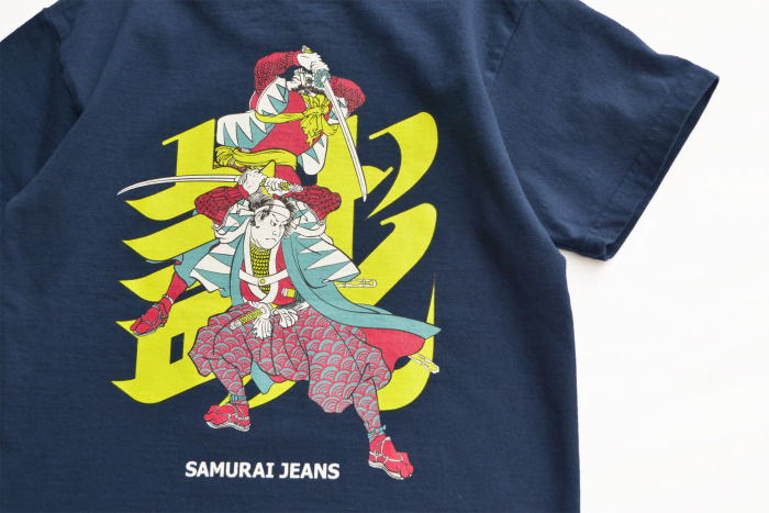 SJST21-102-サムライジーンズ半袖Ｔシャツ21-102-SJST21102-SAMURAIJEANS-サムライジーンズTシャツの画像