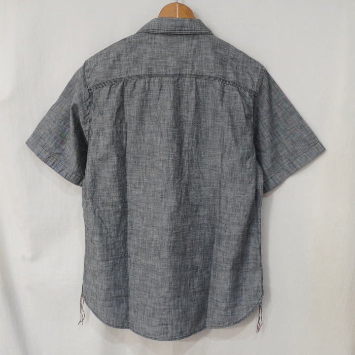 FN-SCK-010S CHAMBRAY WORK S/S SHIRTS FNSCK010S FLATHEAD フラットヘッドワークシャツ フラットヘッドシャツの画像