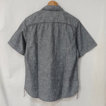 FN-SCK-010S CHAMBRAY WORK S/S SHIRTS FNSCK010S FLATHEAD フラットヘッドワークシャツ フラットヘッドシャツの画像