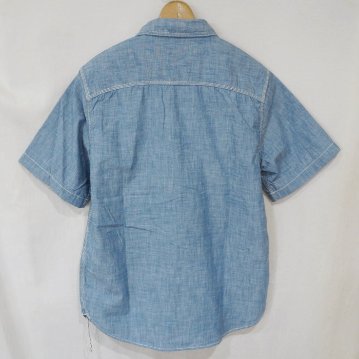 FN-SCK-010S CHAMBRAY WORK S/S SHIRTS FNSCK010S FLATHEAD フラットヘッドワークシャツ フラットヘッドシャツの画像
