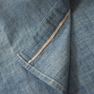 FN-SCK-010S CHAMBRAY WORK S/S SHIRTS FNSCK010S FLATHEAD フラットヘッドワークシャツ フラットヘッドシャツの画像