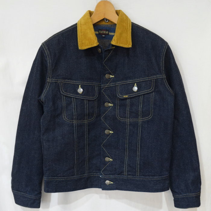 FN-OJ-D102 14.5ozジンバブエコットンデニムブランケットジャケット FNOJD102 FLATHEAD フラットヘッド DENIMJACKET デニムジャケット Gジャン ジージャンの画像