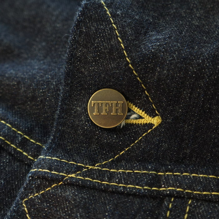 FN-OJ-D102 14.5ozジンバブエコットンデニムブランケットジャケット FNOJD102 FLATHEAD フラットヘッド DENIMJACKET デニムジャケット Gジャン ジージャンの画像