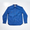 SSS25-AHB 藍 藍浅葱ヘリンボンワークシャツ SSS25AHB SAMURAIJEANS サムライジーンズシャツ 長袖シャツの画像