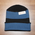 NC-07-ネイビーブラック-FHボーダーニットキャップ07-NC07-FLATHEAD-フラットヘッドニットキャップの画像