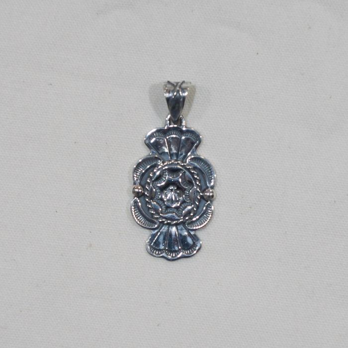 FN-JP-219 PENDANT TOP METAL STAMP FNJP219 FLATHEAD フラットヘッドシルバーペンダントトップの画像