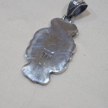 FN-JP-219 PENDANT TOP METAL STAMP FNJP219 FLATHEAD フラットヘッドシルバーペンダントトップの画像