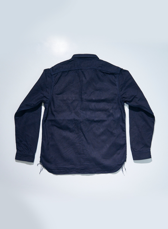 SSS25-01 ID 蛇柄ジャカードワークシャツ SSS2501 SAMURAIJEANS サムライジーンズシャツ 長袖シャツの画像