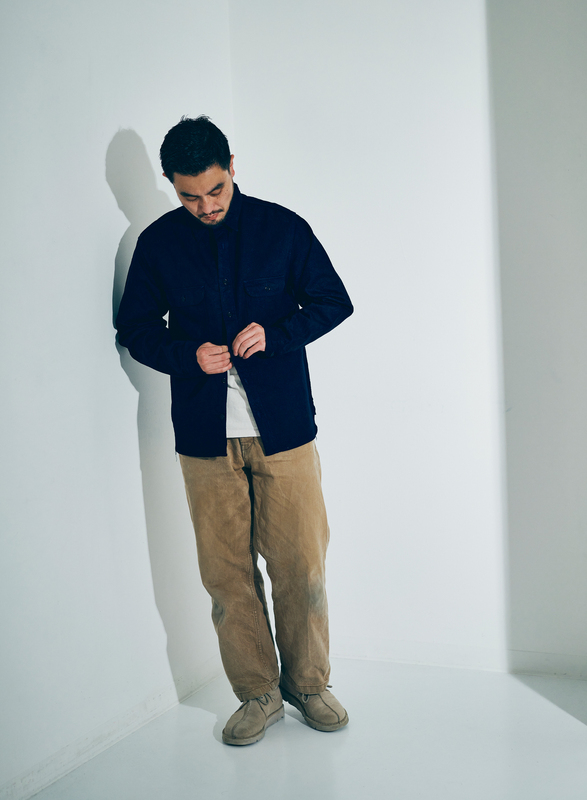 SSS25-01 ID 蛇柄ジャカードワークシャツ SSS2501 SAMURAIJEANS サムライジーンズシャツ 長袖シャツの画像