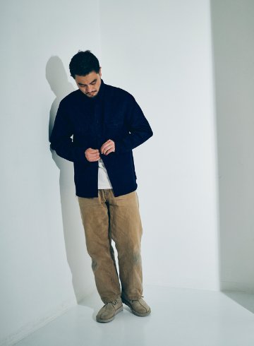 SSS25-01 ID 蛇柄ジャカードワークシャツ SSS2501 SAMURAIJEANS サムライジーンズシャツ 長袖シャツの画像