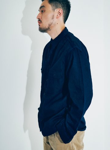 SSS25-01 ID 蛇柄ジャカードワークシャツ SSS2501 SAMURAIJEANS サムライジーンズシャツ 長袖シャツの画像
