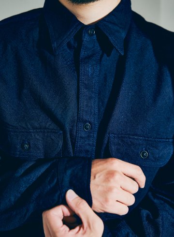 SSS25-01 ID 蛇柄ジャカードワークシャツ SSS2501 SAMURAIJEANS サムライジーンズシャツ 長袖シャツの画像