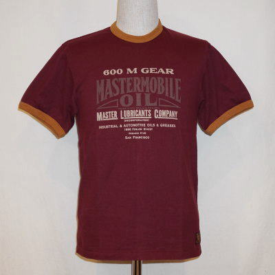 6902-バーガンディーゴールド-MASTER OIL-DELUXEWARE-デラックスウエアＴシャツの画像