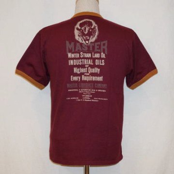 6902-バーガンディーゴールド-MASTER OIL-DELUXEWARE-デラックスウエアＴシャツの画像