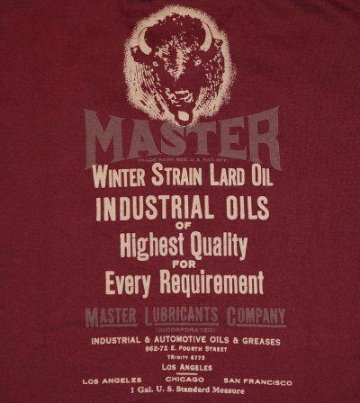 6902-バーガンディーゴールド-MASTER OIL-DELUXEWARE-デラックスウエアＴシャツの画像