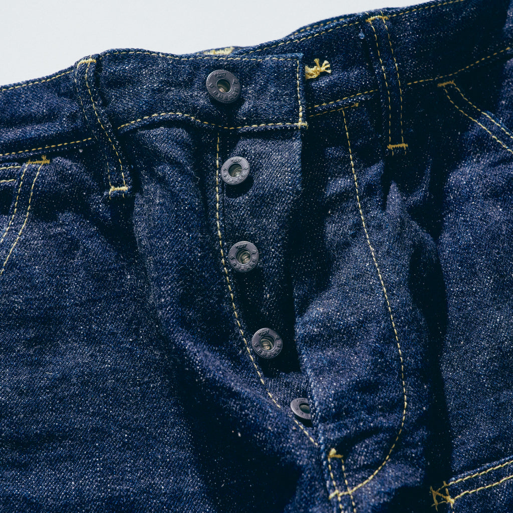 SM410DBN-17ozデニムダブルニーワークパンツ-SAMURAIJEANS-サムライジーンズデニムジーンズ・サムライ自動車倶楽部デニムジーンズの画像