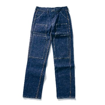 SM410DBN-17ozデニムダブルニーワークパンツ-SAMURAIJEANS-サムライジーンズデニムジーンズ・サムライ自動車倶楽部デニムジーンズの画像