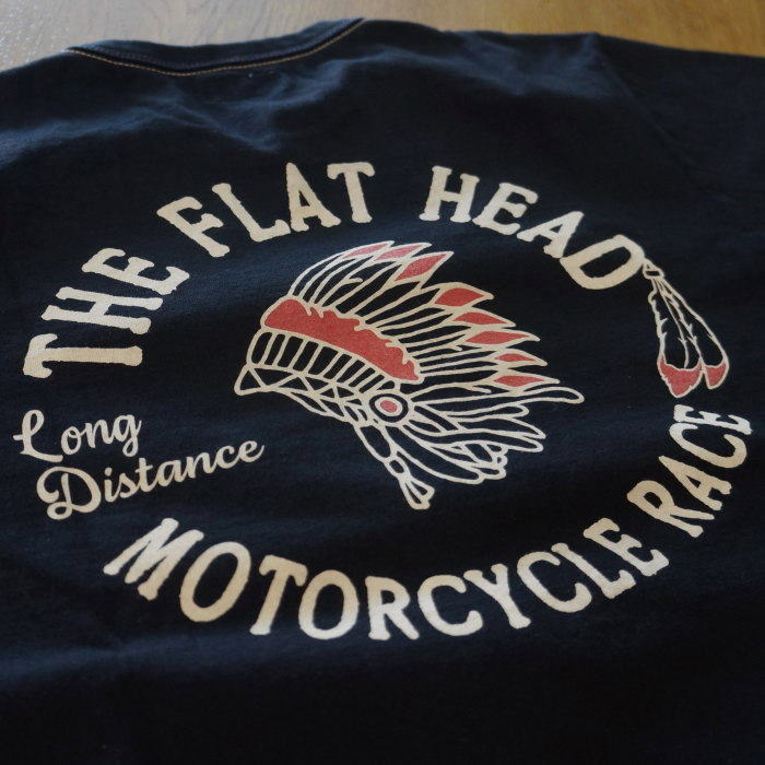 FN-THC-048 BK フラットヘッドTシャツ048 FNTHC048 FLATHEAD フラットヘッドTシャツ THC系 THCの画像