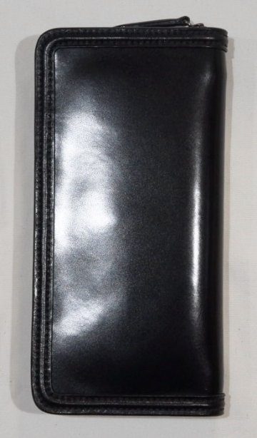 FN-WLZ1-3Z-BK-手縫いコードバンフルジップ ウォレットFNWLZ13Z(旧品番FH-WB004)-FHWB004-FLATHEAD-フラットヘッドロングウォレットの画像