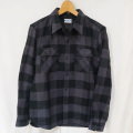 FN-SNR-101L GRYxBK ブロックチェックネルシャツ101L FNSNR101L FLATHEAD フラットヘッドシャツ BLOCK CHECK NEL SHIRTの画像