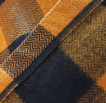 FN-SNR-101L-ORxCHA-ブロックチェックネルシャツ101L-FNSNR101L-FLATHEAD-フラットヘッドシャツ-BLOCK CHECK NEL SHIRT-ワークの画像