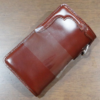 FN-WMN1-3SH-BRxBRxBRxYE-手縫いコードバンウォレットFNWMN13SH(旧品番FH-WS013)-FNWMN13SH-FHWS013-FLATHEAD-フラットヘッドの画像